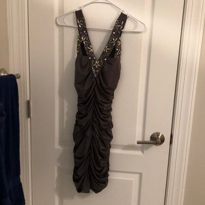 Dark Grey Bodycon Dress
